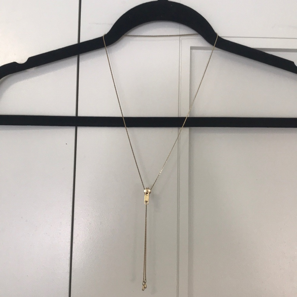 Vintage zipper necklace